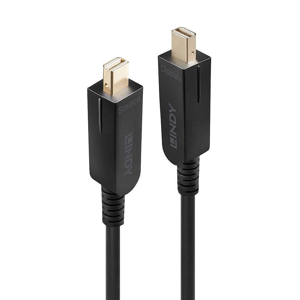Câble DisplayPort 1.4 Fibre Optique 15 M - 8K 60Hz / 4K 120Hz, HDR, DSC, Anthracite - 9