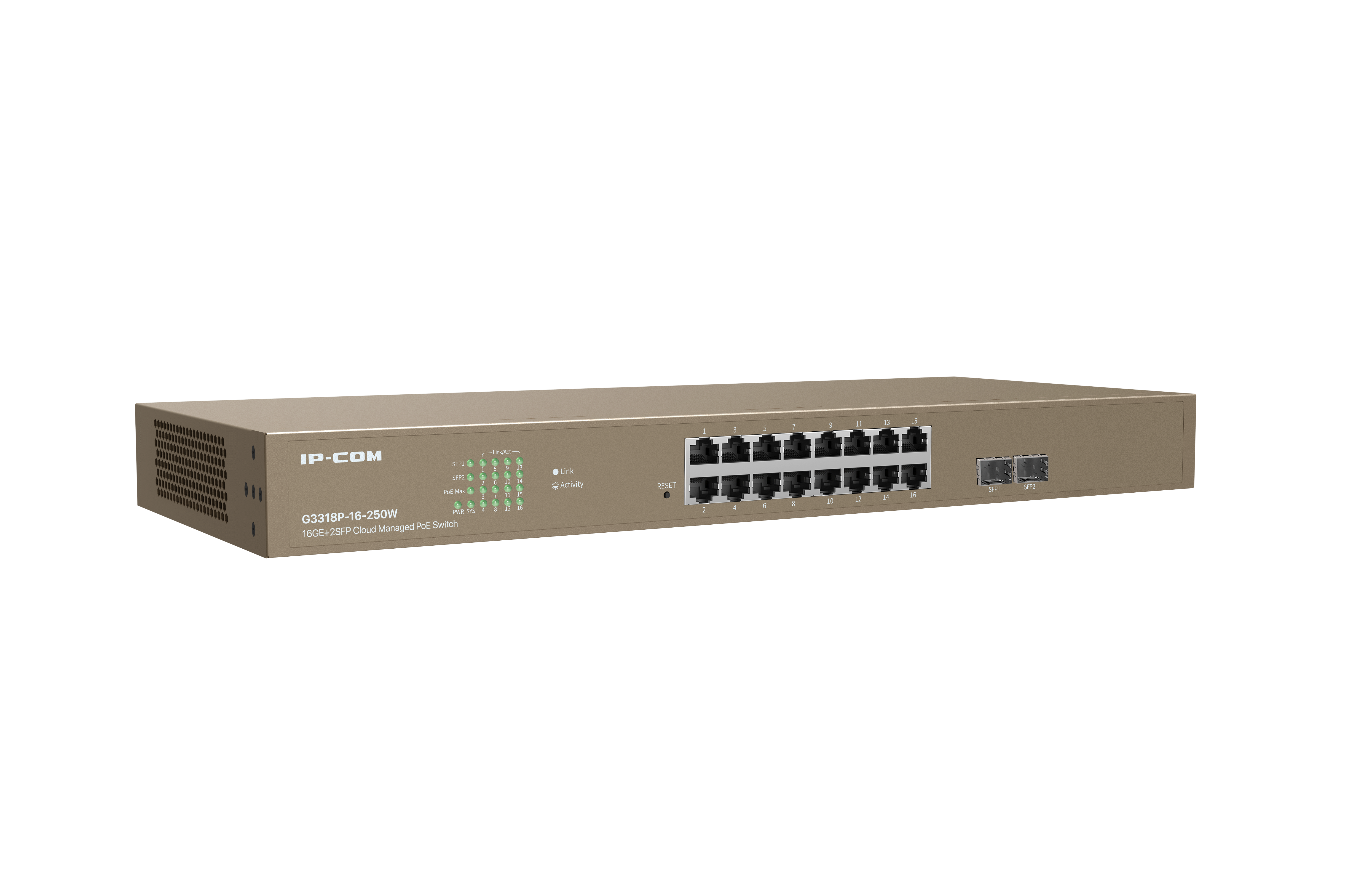 SWITCH 16 PORTS POE 2 SFP CLOUD