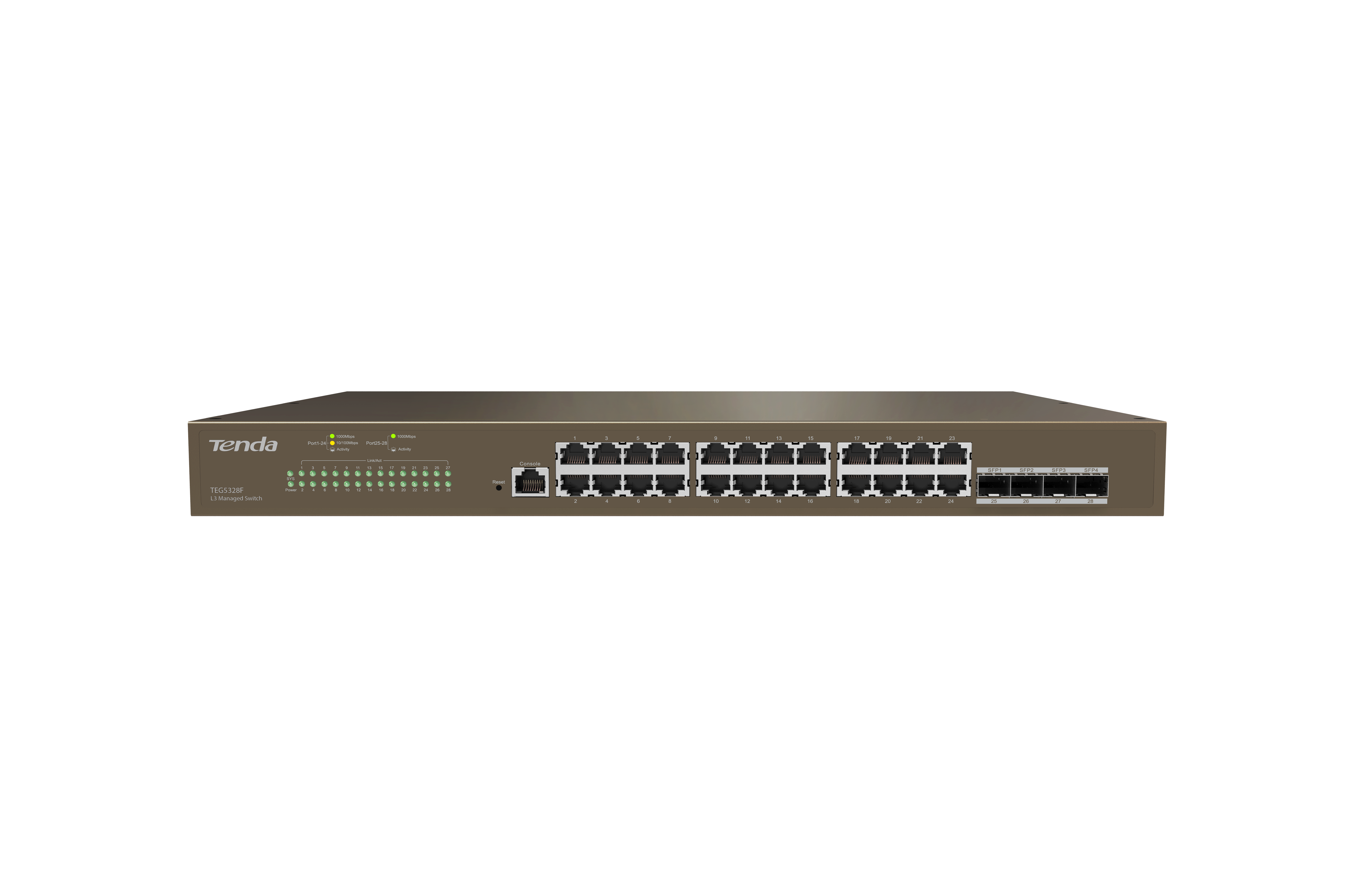 Switch ETHERNET Manageable L3 24 Ports PoE - TENDA