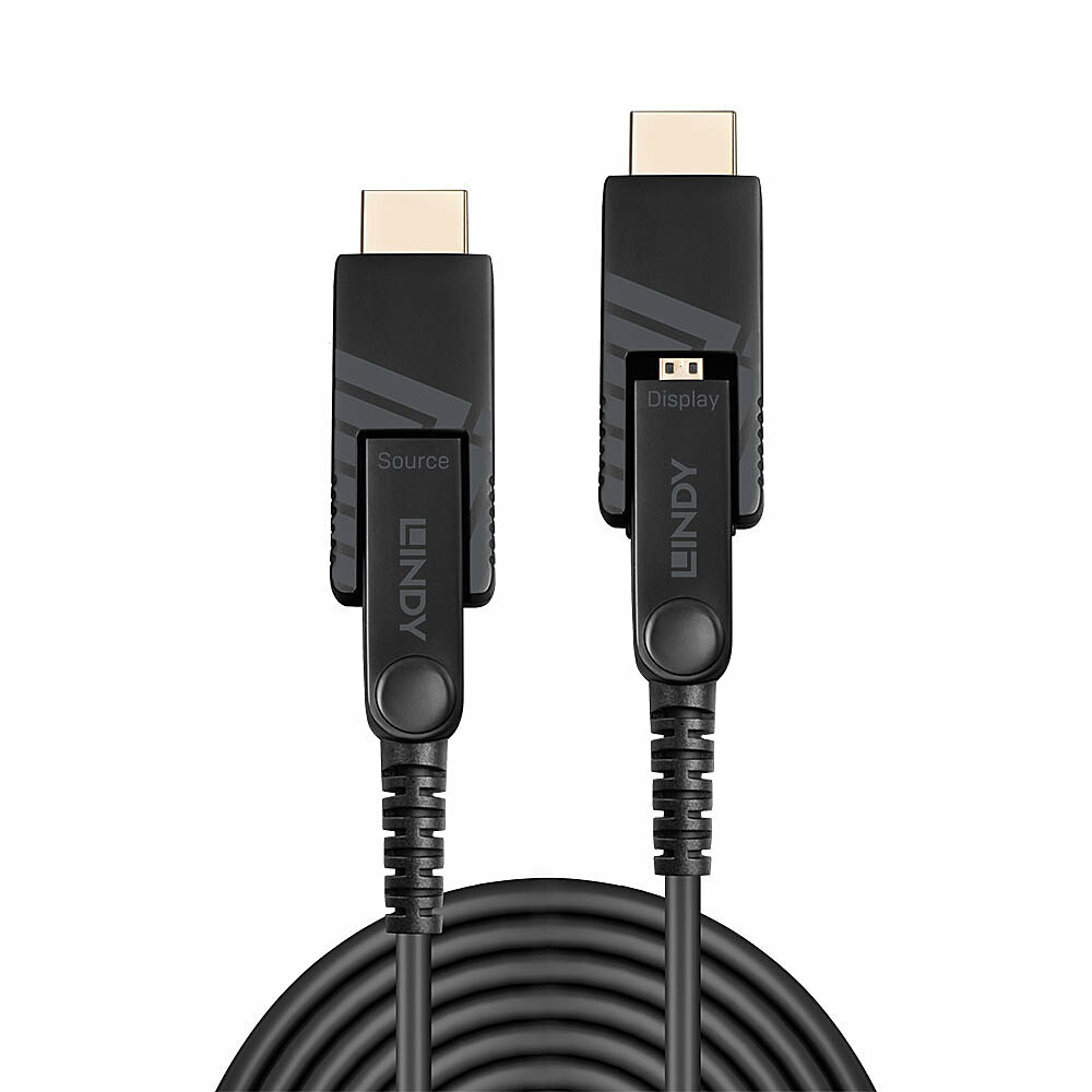 Câble Micro-HDMI 18G Hybride Fibre Optique, Connecteurs HDMI & DVI