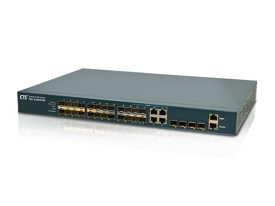 Switch Ethernet Fibre Optique pour réseaux industriel - CTC UNION